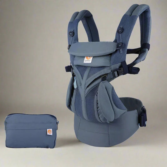 Porte Bébé - BreathBabyBag™ - Bleu Marine - Coquetbebe