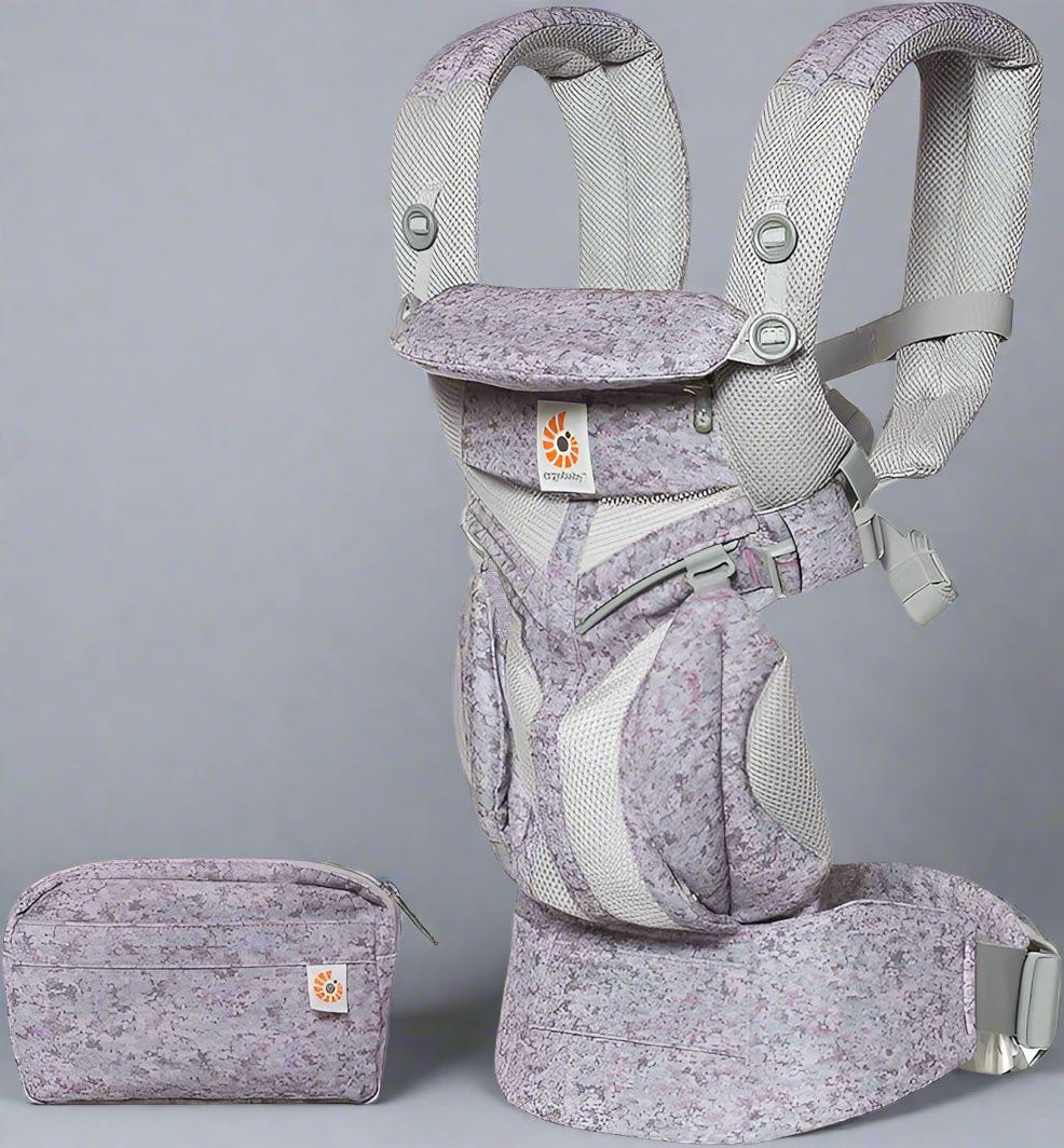 Porte Bébé - BreathBabyBag™ - Mauve Lavande - Coquetbebe