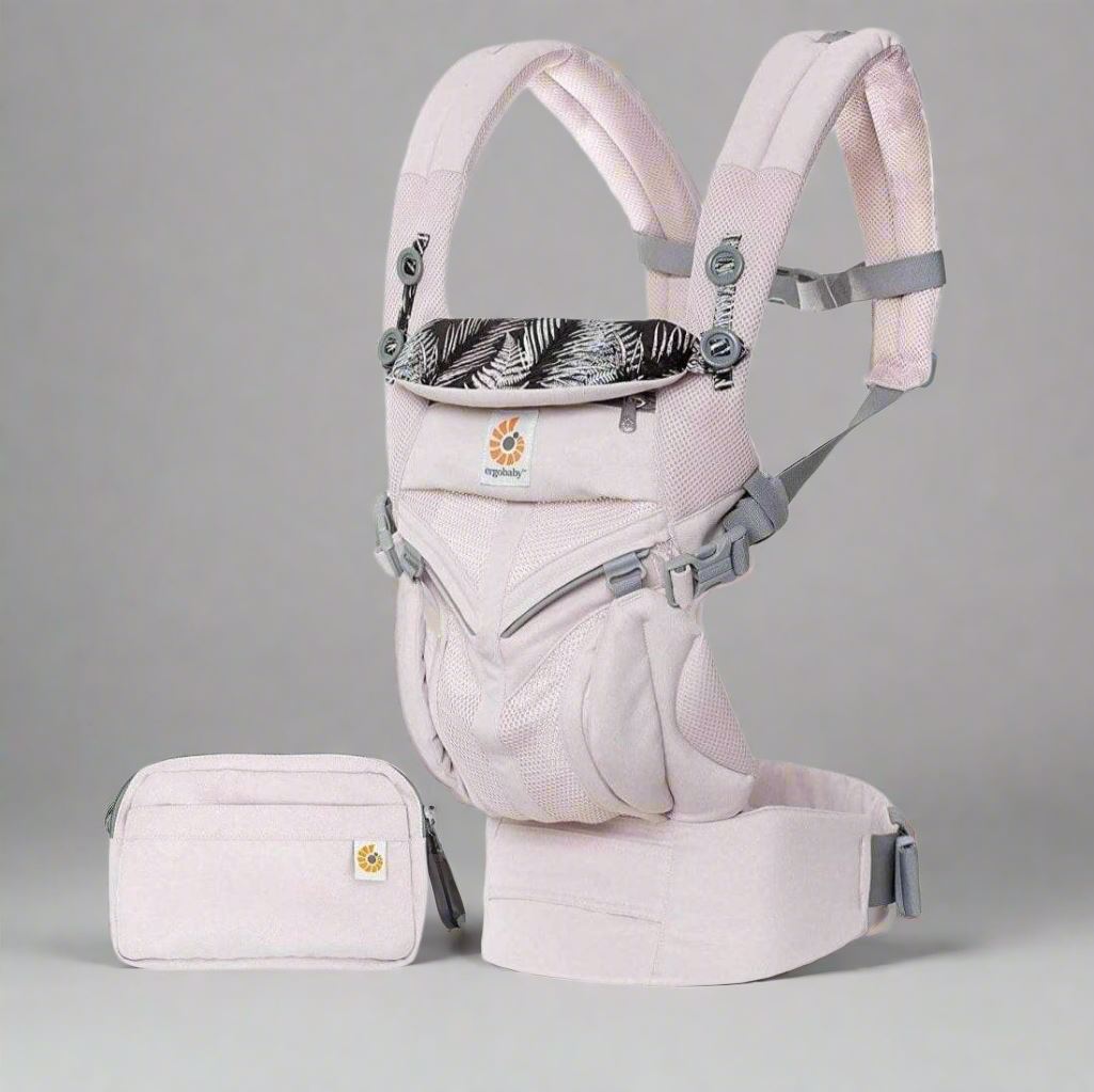 Porte Bébé - BreathBabyBag™ - Rose Maille - Coquetbebe