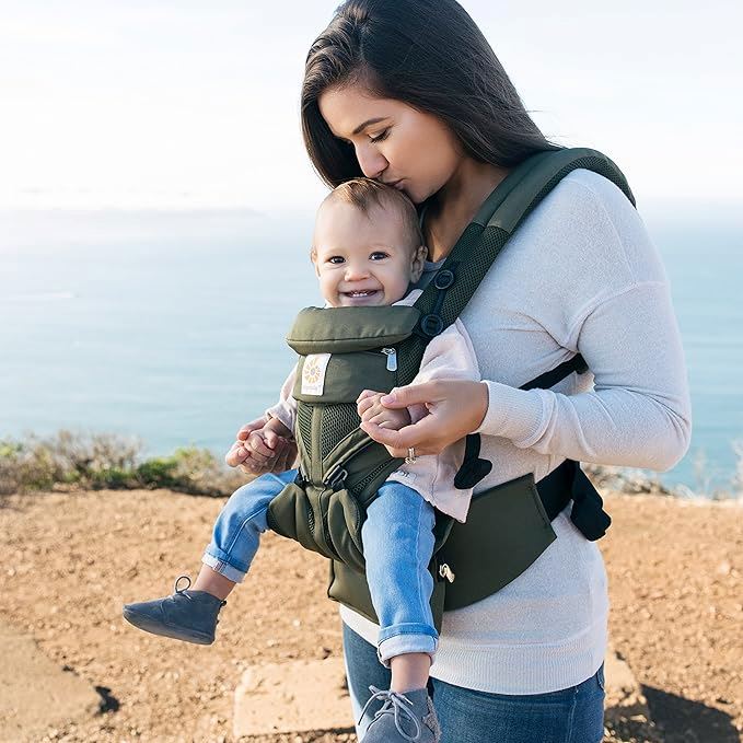 Porte Bébé - BreathBabyBag™ - Vert Olive - Coquetbebe